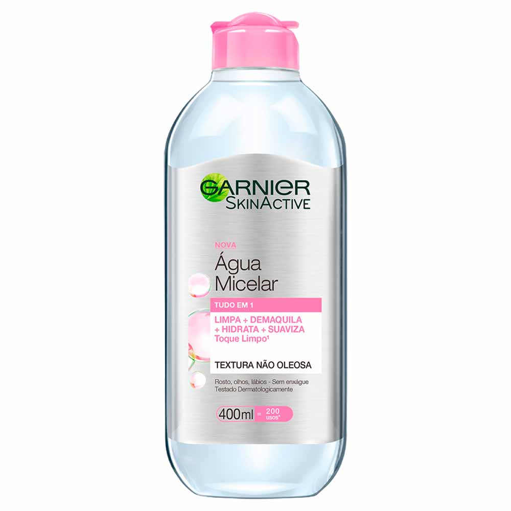 Água Micelar de Limpeza Tudo em 1 Garnier SkinActive