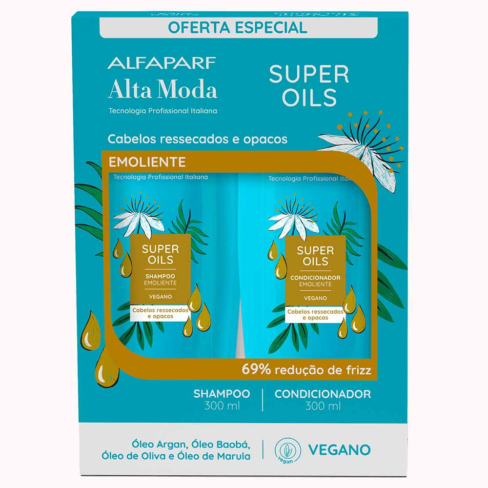 Alta Moda Super Oils Kit - Shampoo + Condicionador