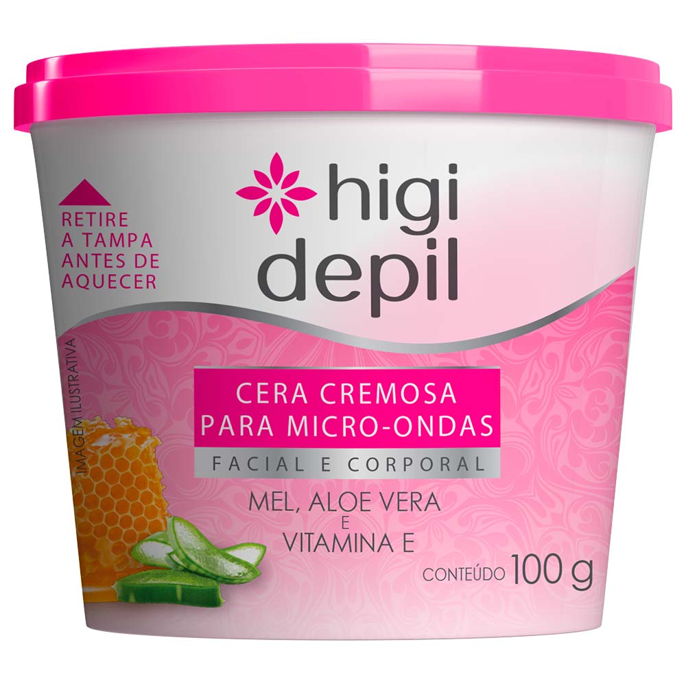 Cera Depilatória HigiDepil Micro Ondas