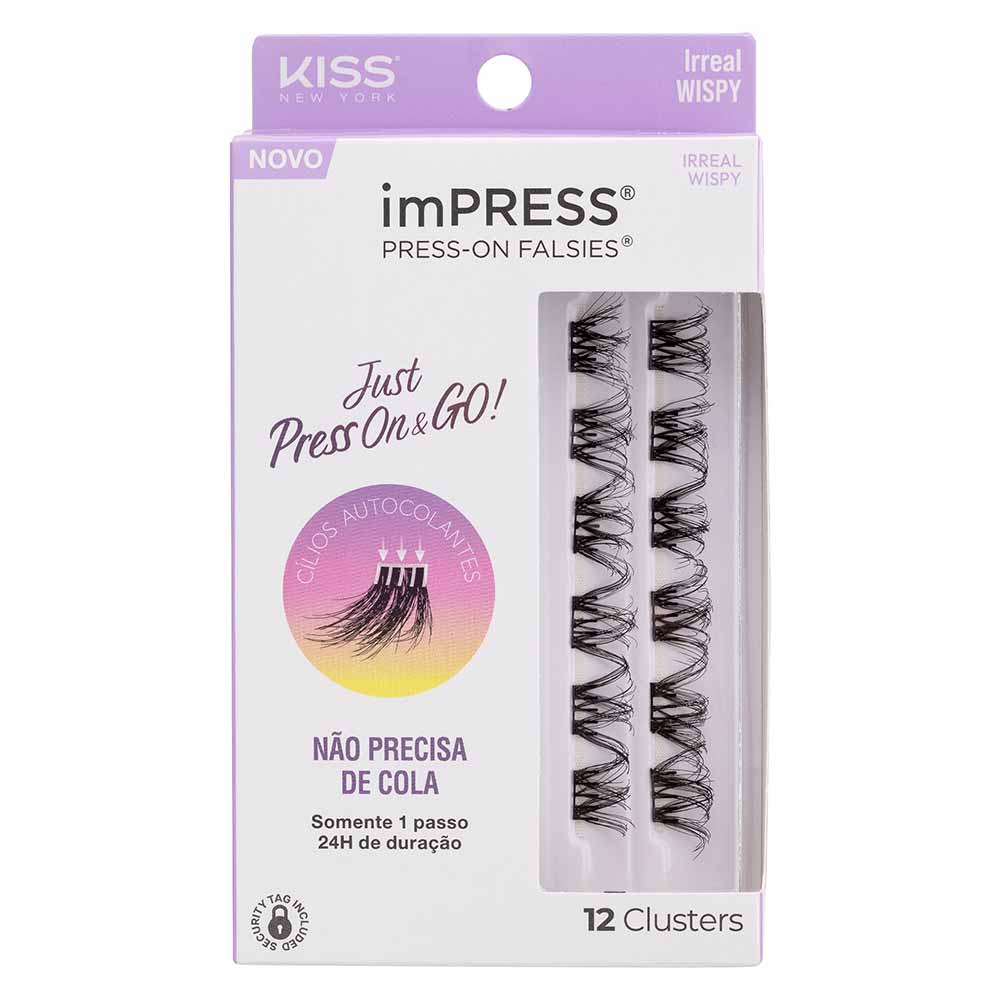 Cílios Postiços ImPRESS Press-on Falsies - Irreal Wispy