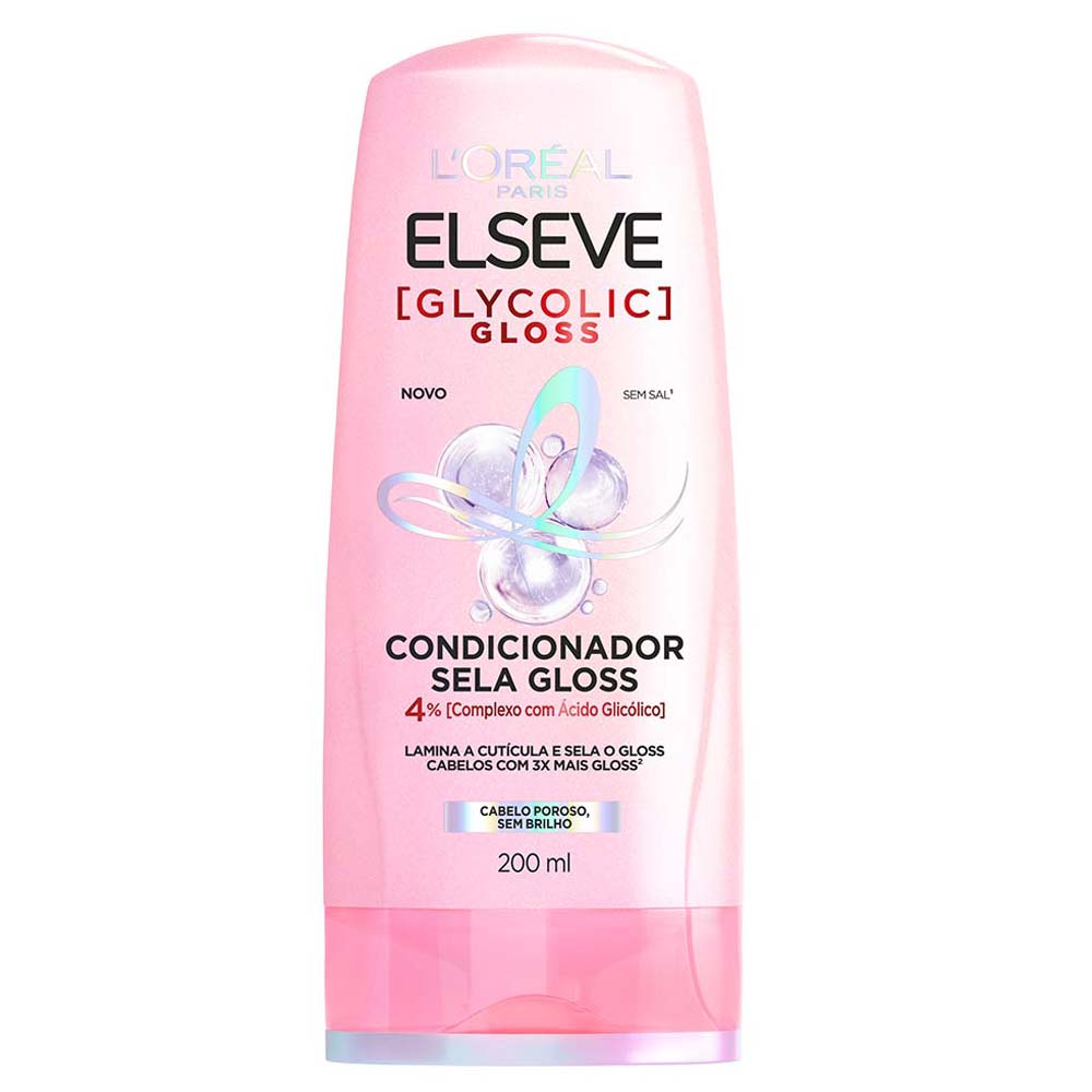 Condicionador Sela Gloss Elseve Glycolic Gloss