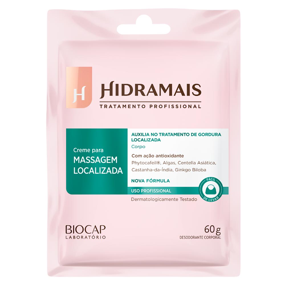Creme para Massagem Localizada em Sachê Hidramais