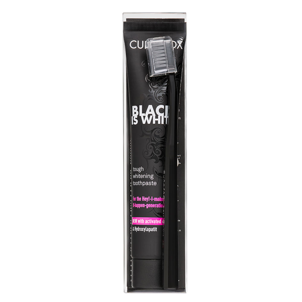 Curaprox Black is White Kit - Escova + Creme Dental