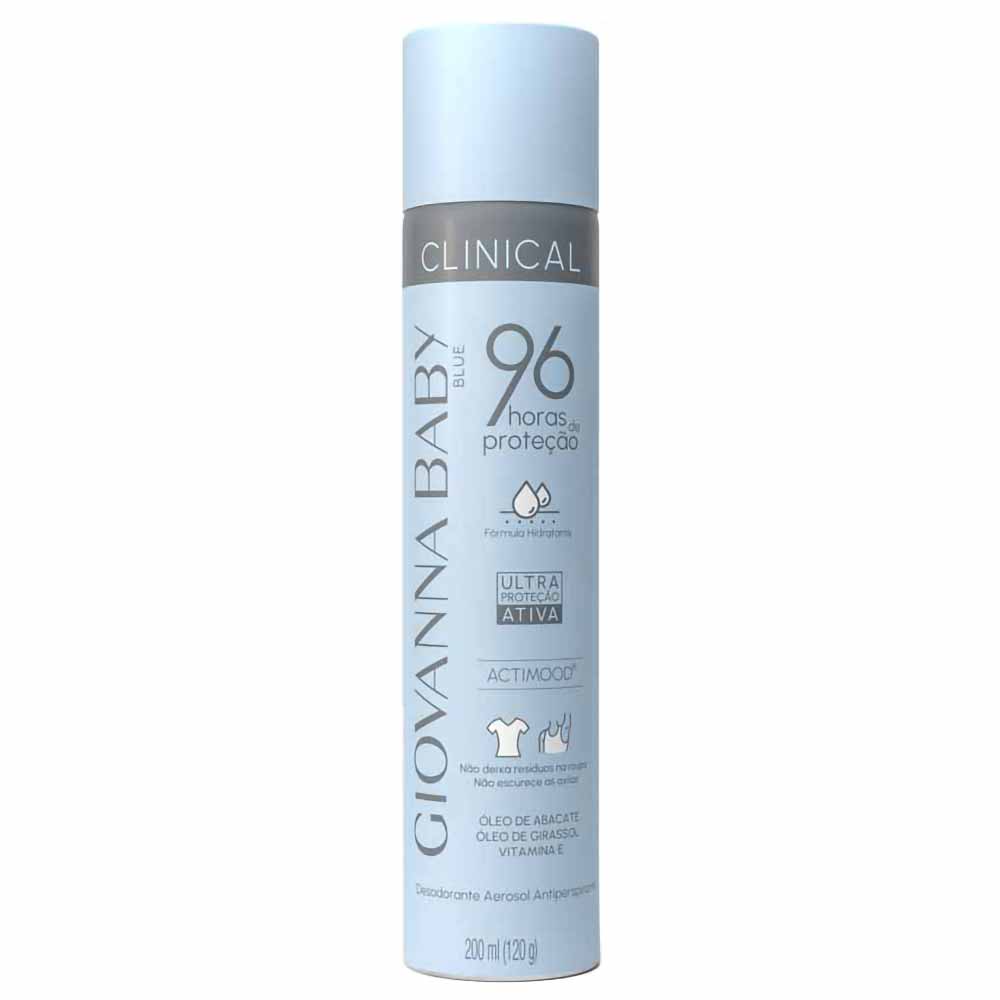 Desodorante Aerosol Giovanna Baby Blue 96hrs