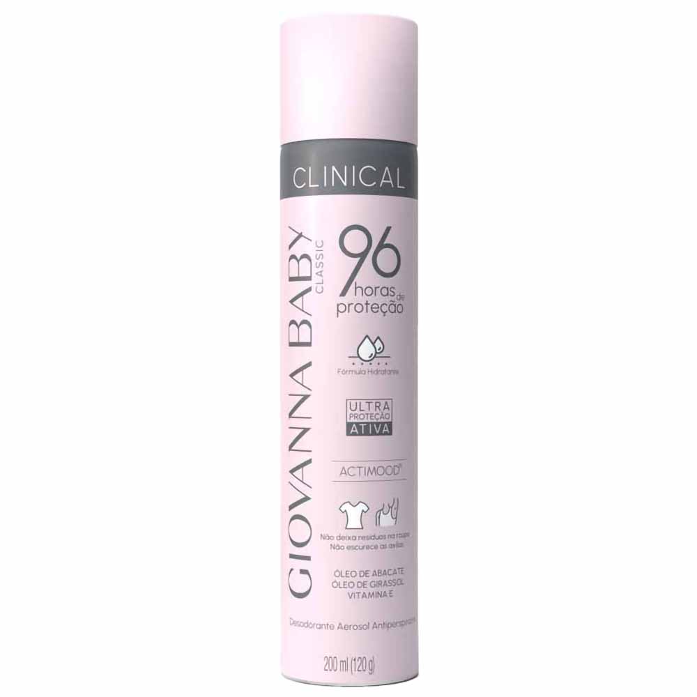 Desodorante Aerosol Giovanna Baby Classic 96hrs