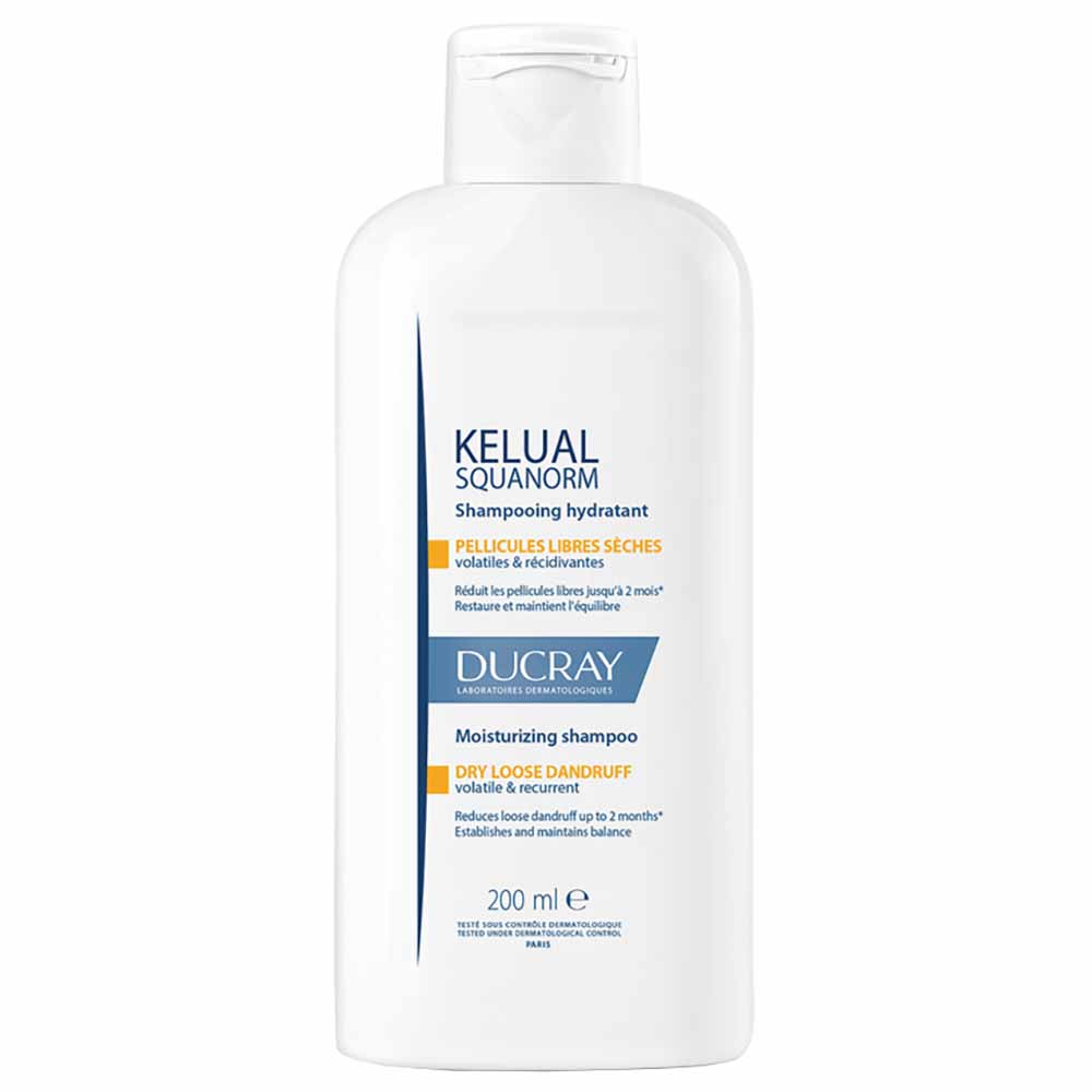 Ducray Kelual S Squanorm Shampoo Anticaspa para Cabelos Secos