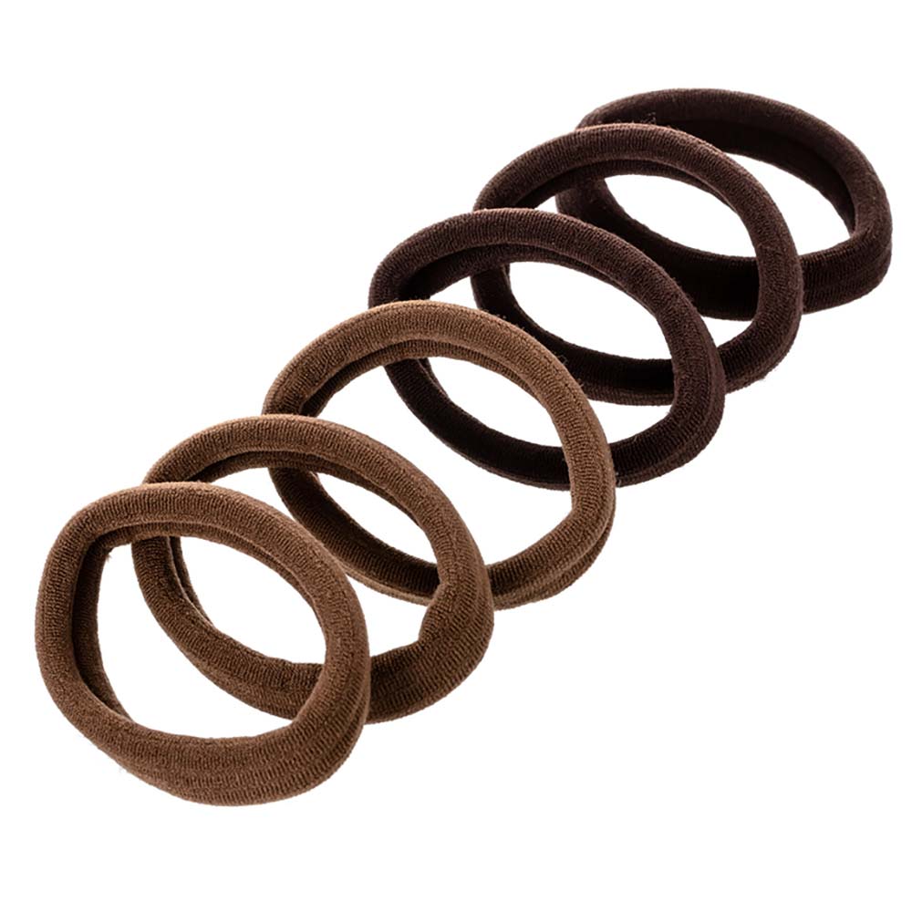 Elásticos de Cabelo Sem Metal Proart Marrom