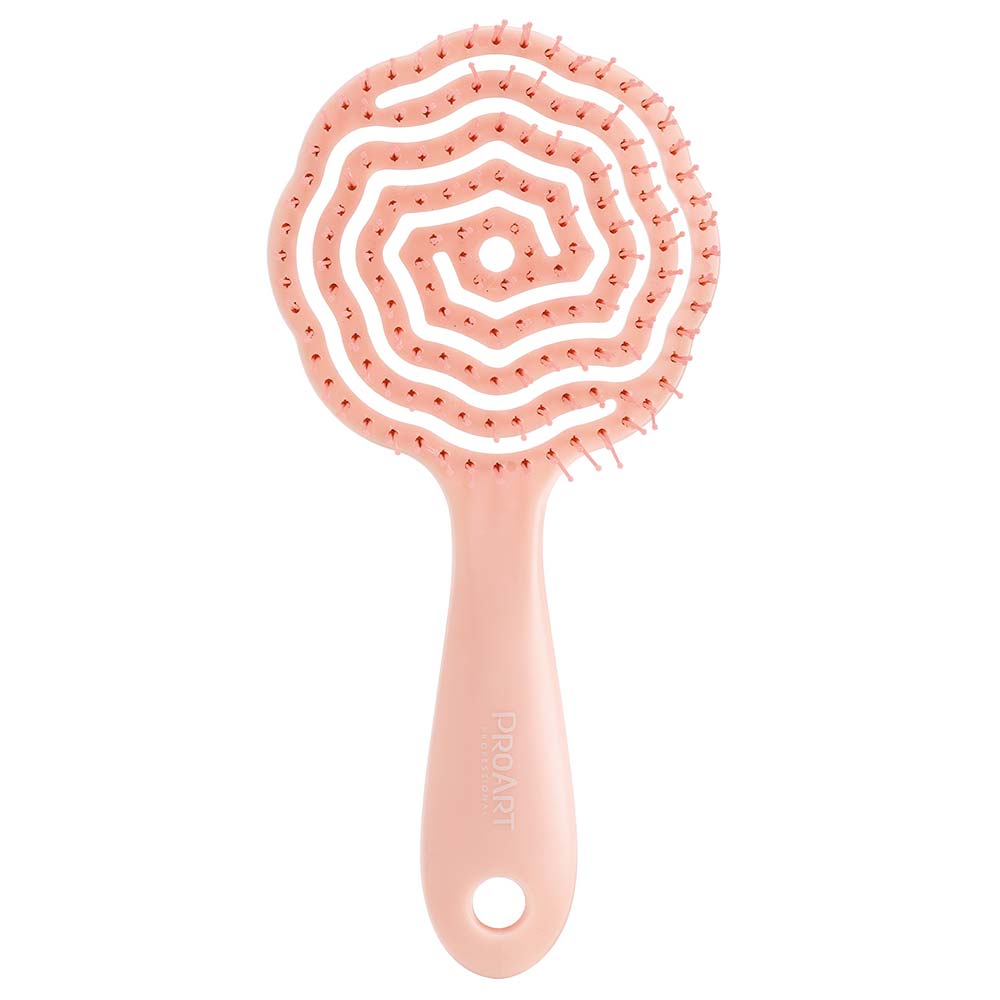 Escova de Cabelo Floral Proart Easy Flexi Rosa