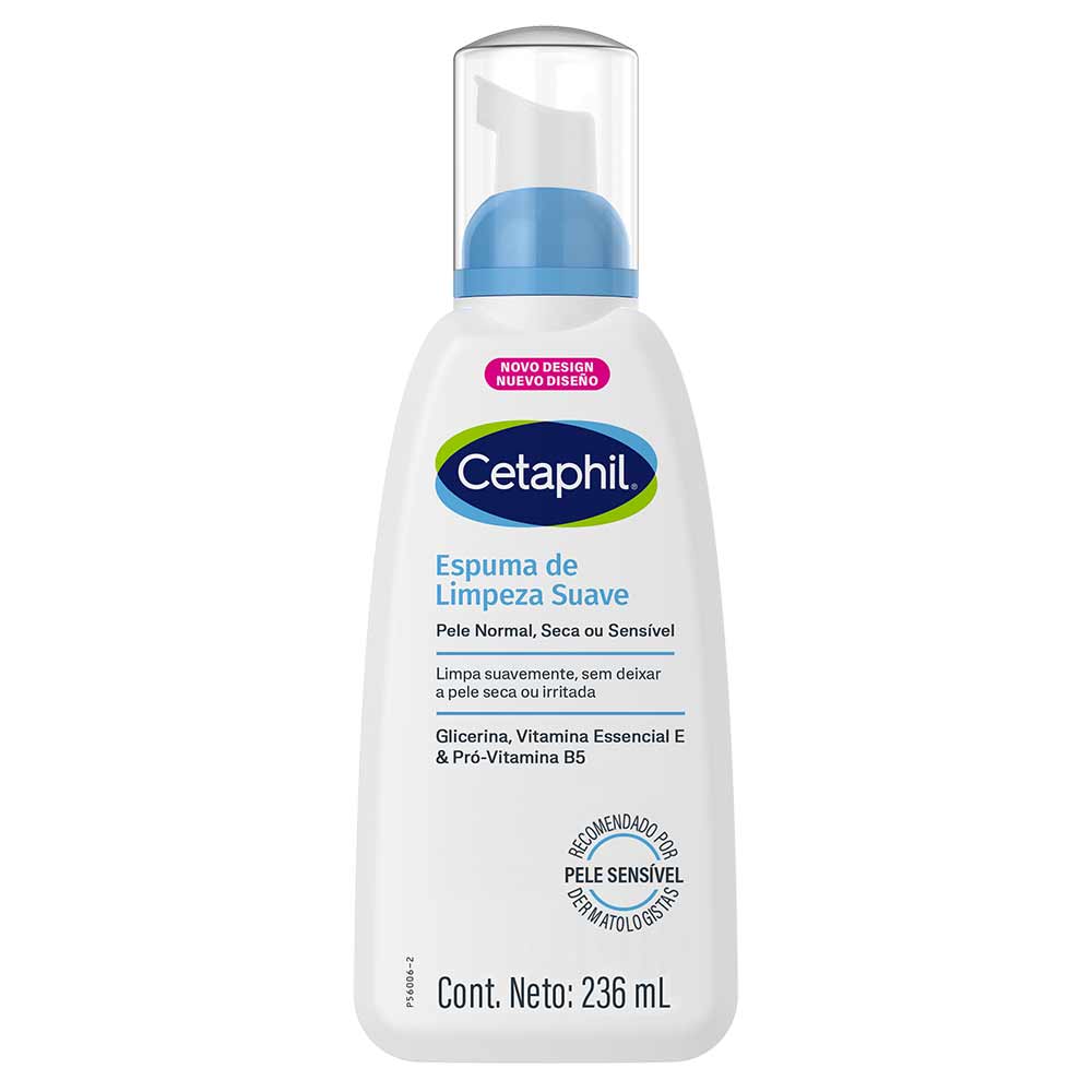 Espuma de Limpeza Suave Cetaphil