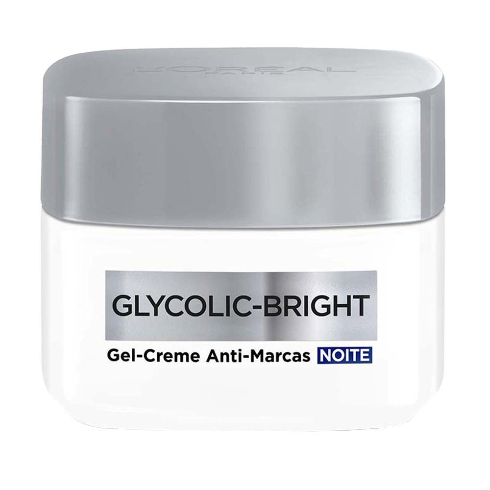 Gel-Creme Anti-Marcas Noite Ácido Glicólico e Niacinamida L'Oréal Paris Glycolic-Bright