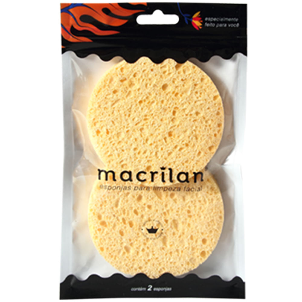 Macrilan EP 11 Kit – 2 Esponjas de Limpeza Facial