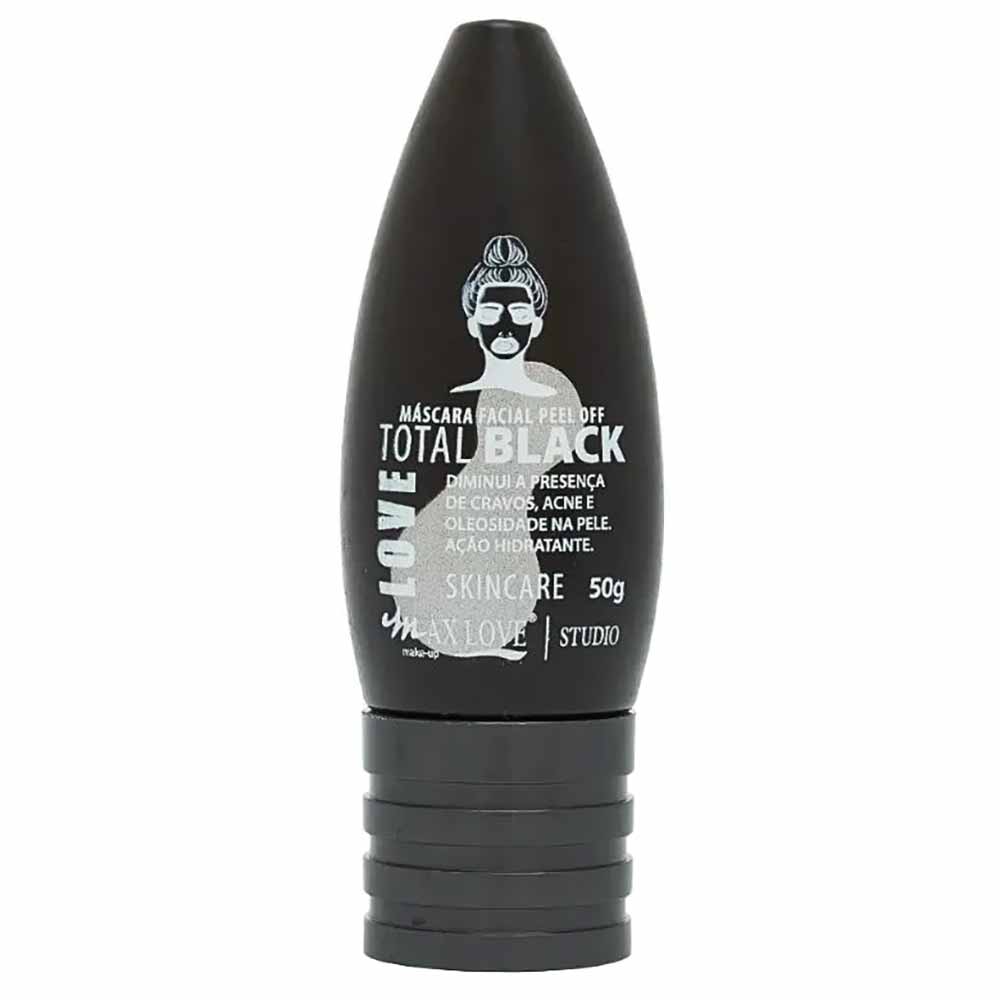 Máscara Facial Max Love Peel Off Total Black