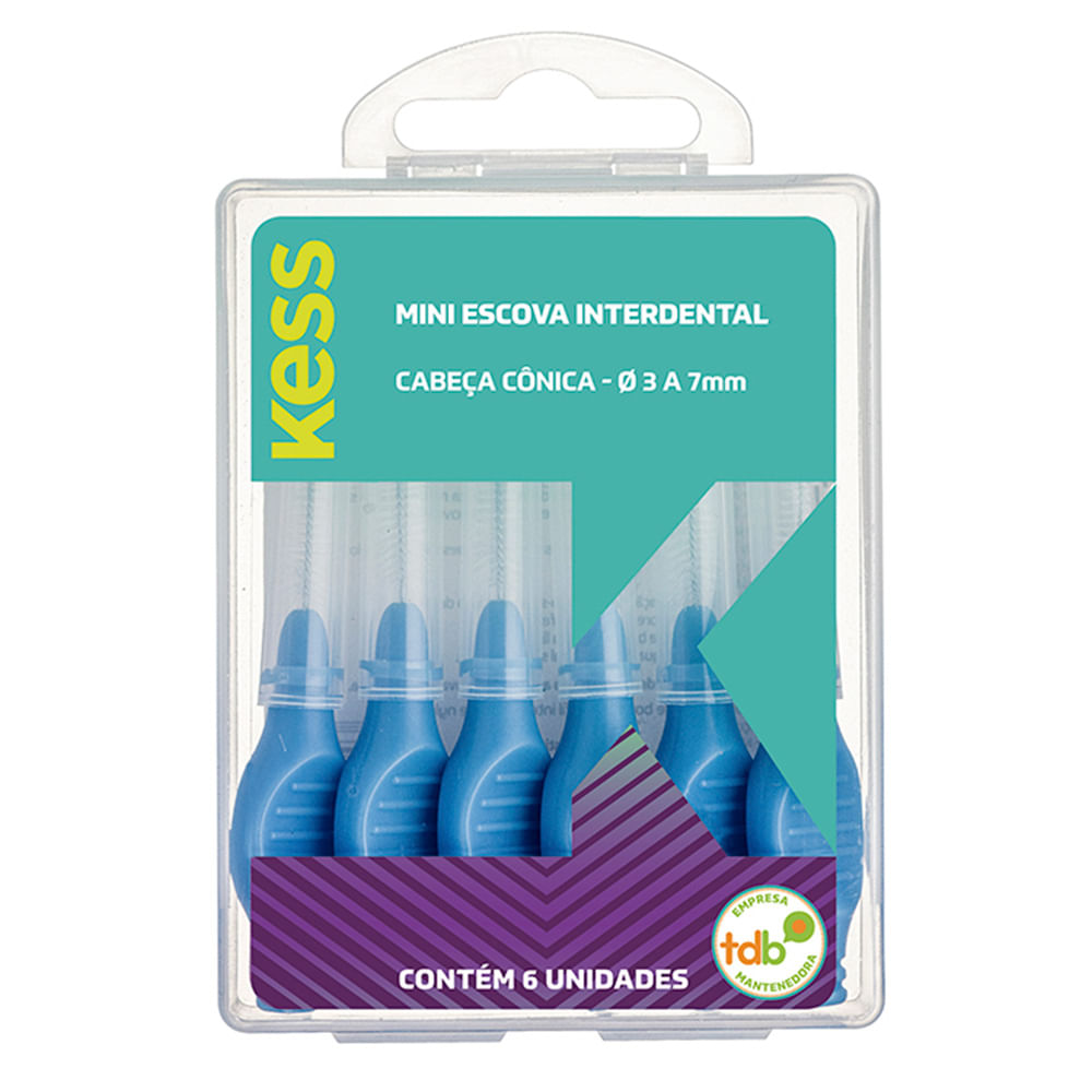 Mini Escova Interdental Kess Cônica