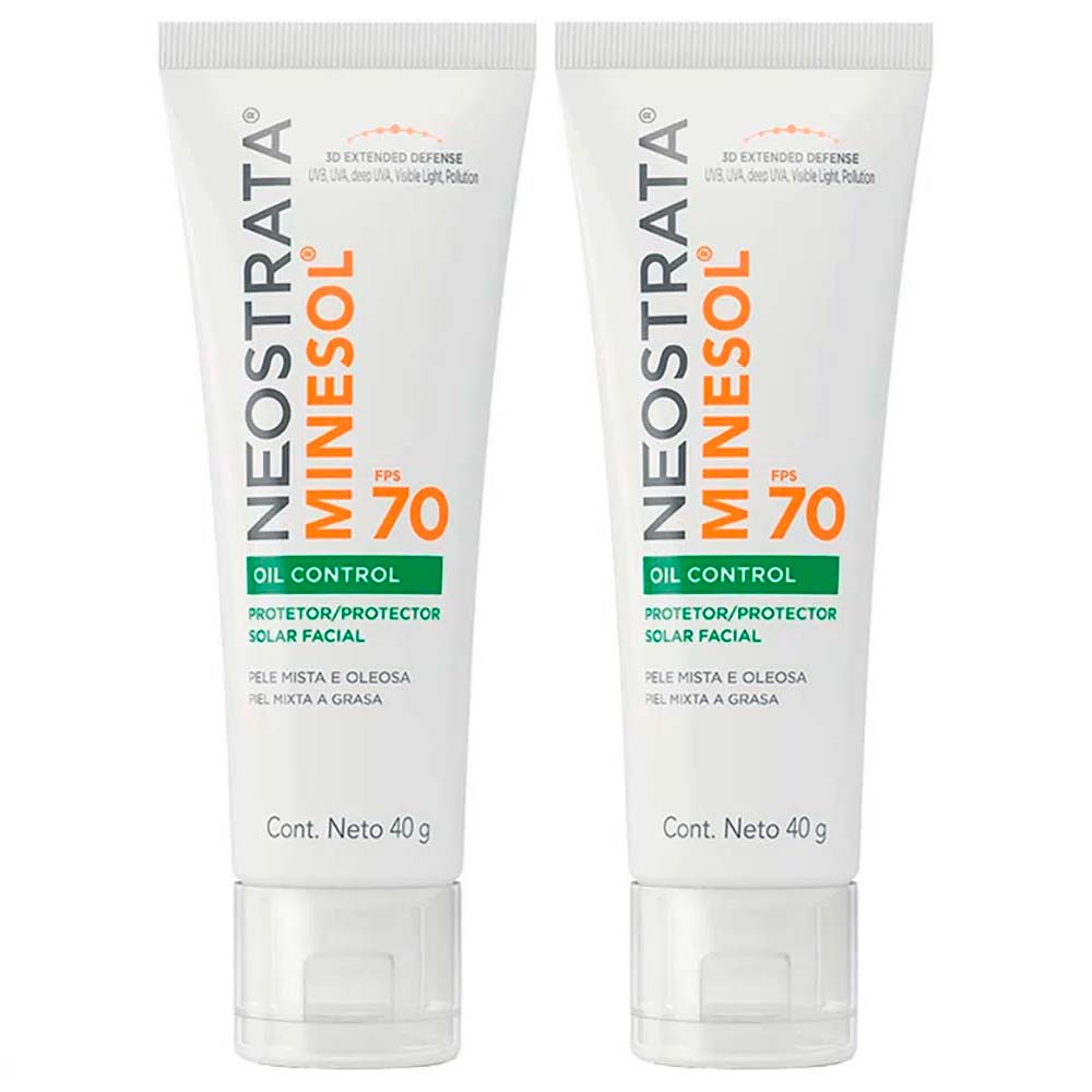 Neostrata Minesol Oil Control Kit com 2 Unidades – Protetor Solar Facial FPS70 40g