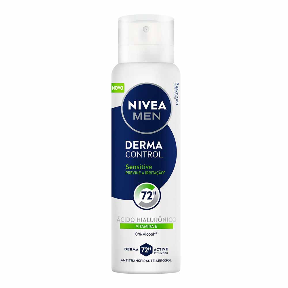 NIVEA MEN Desodorante Aerossol Derma Control Sensitive