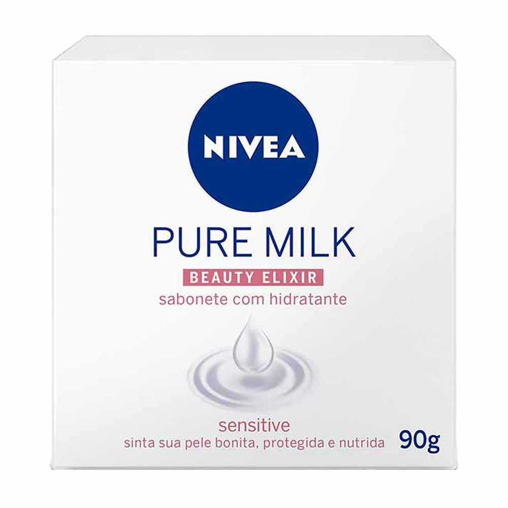 NIVEA Sabonete em Barra Pure Milk Sensitive
