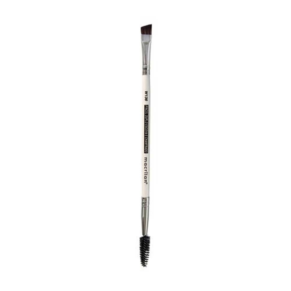 Pincel Duplo Escova e Chanfrado Macrilan Linha W - W136