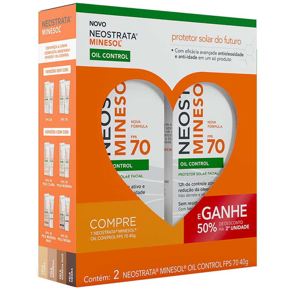 Promopack Neostrata Minesol OC FPS70 50% Desconto na 2a unidade