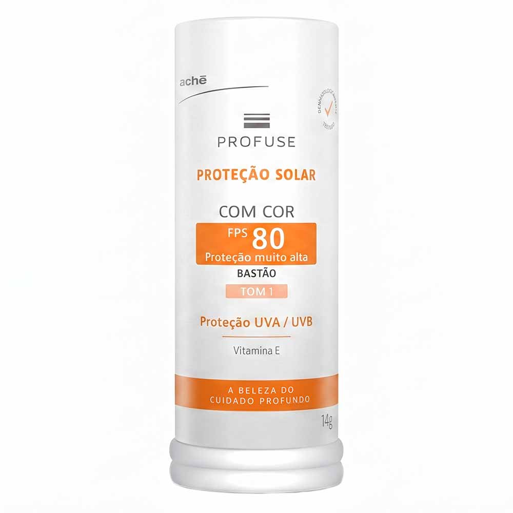 Proteção Solar em Bastão com Cor Profuse FPS 80