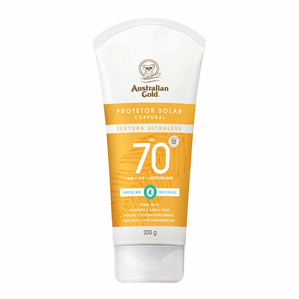 Protetor Solar Corporal Australian Gold Alta Proteção FPS 70