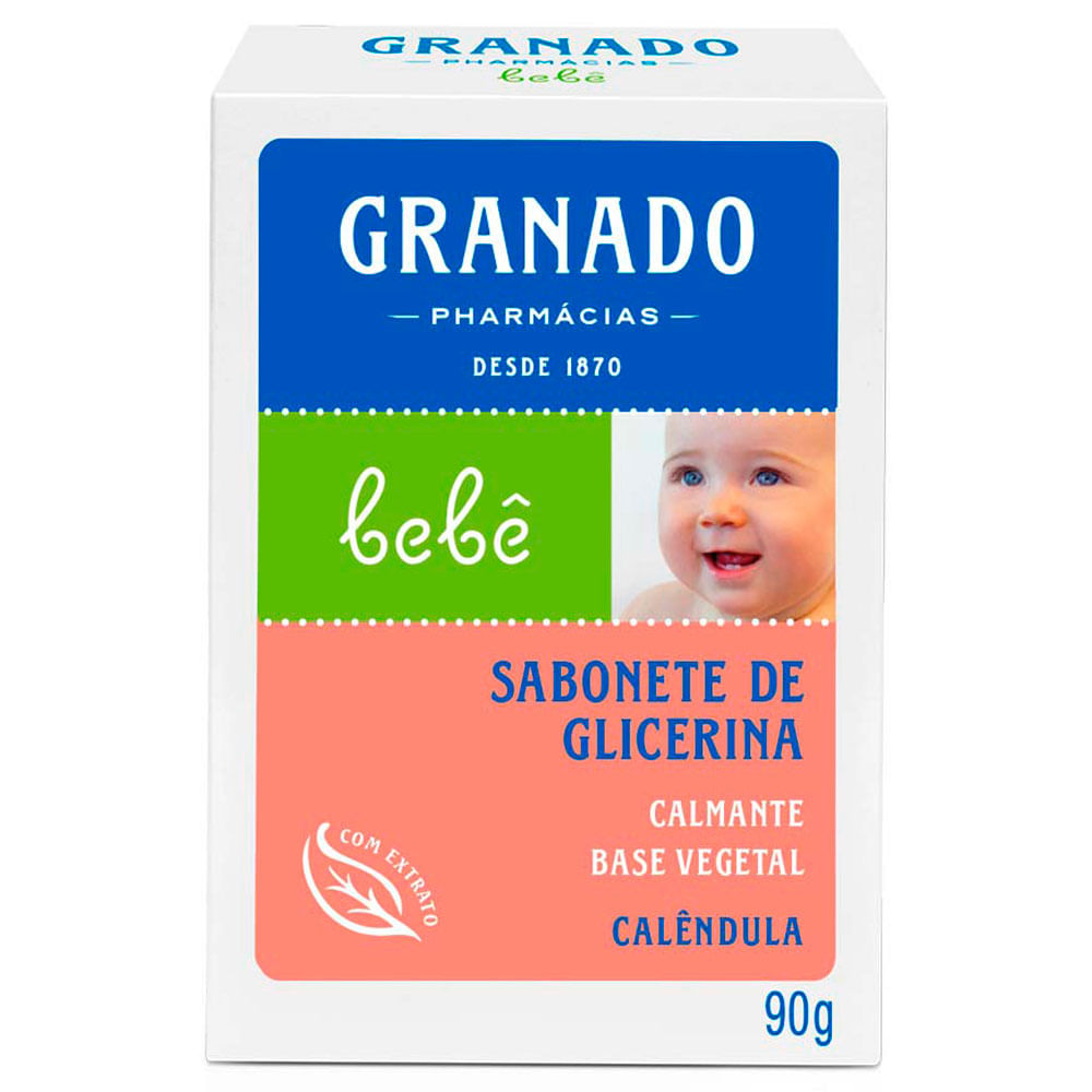 Sabonete em Barra de Glicerina Granado Bebê - Calêndula