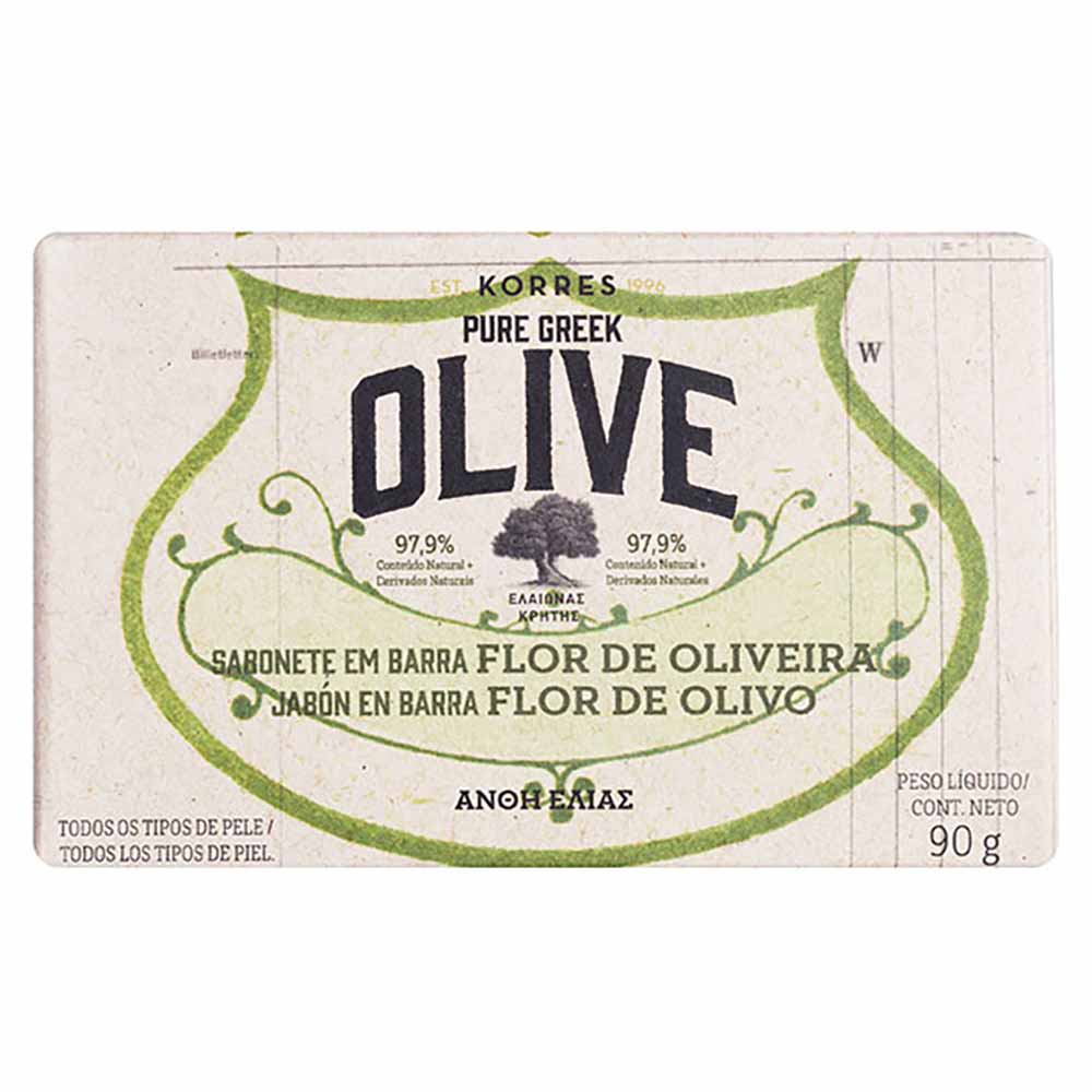 Sabonete em Barra Korres – Flor de Oliveira