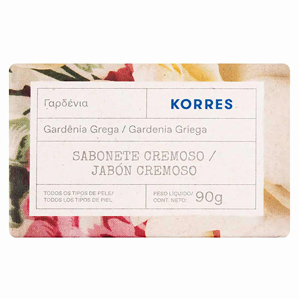 Sabonete em Barra Korres – Gardênia Grega