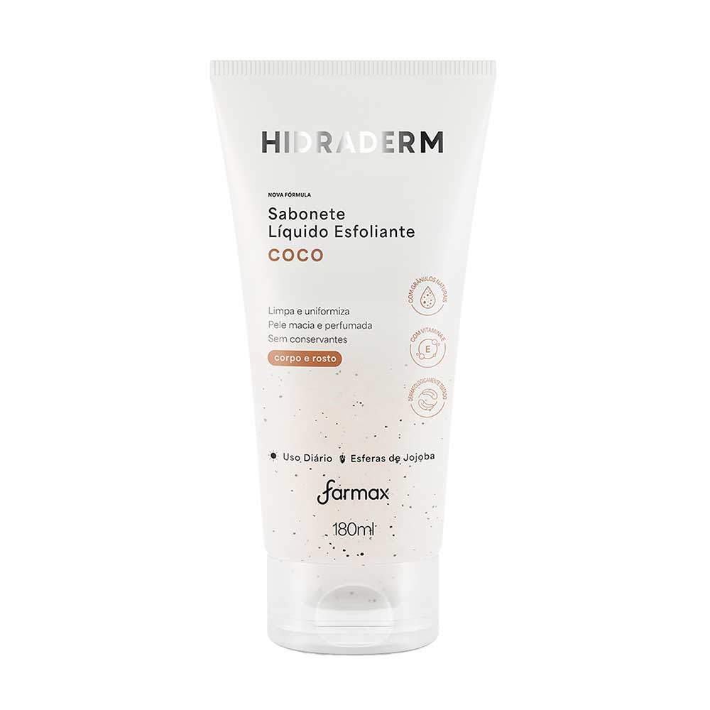 Sabonete Líquido Esfoliante Hidraderm - Coco