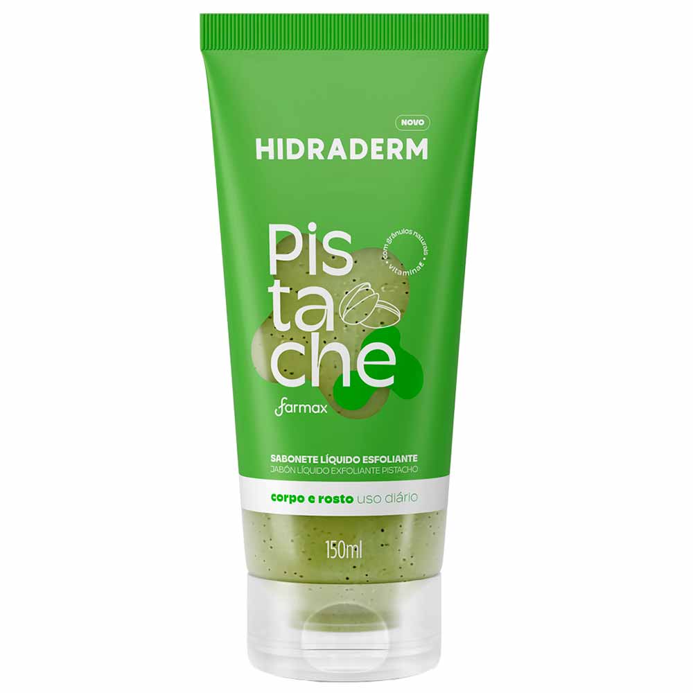 Sabonete Líquido Esfoliante Hidraderm Pistache