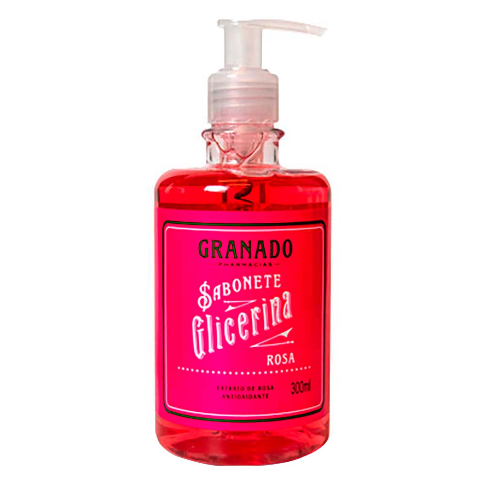 Sabonete Líquido Granado Glicerina Rosa