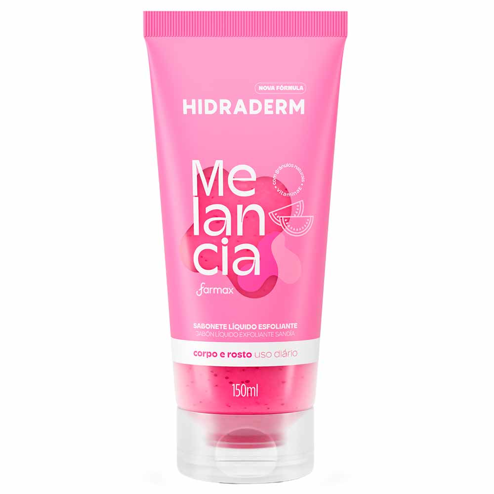 Sabonete Liquido Hidraderm Esfoliante Melancia