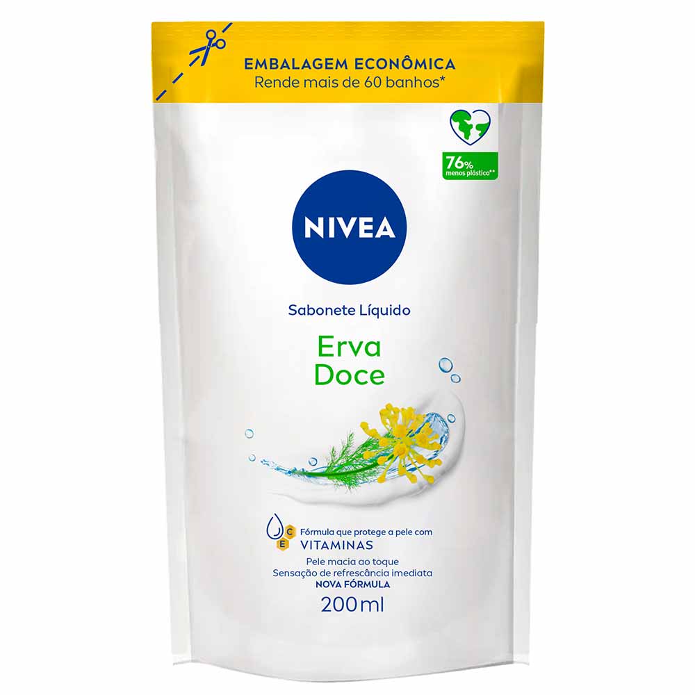 Sabonete Líquido NIVEA Erva Doce Refil