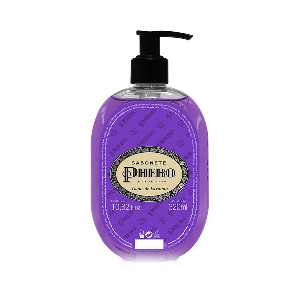 Sabonete Líquido Phebo Toque de Lavanda