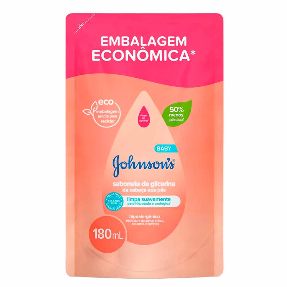 Sabonete Líquido Refil Johnson’s Da Cabeça aos Pés