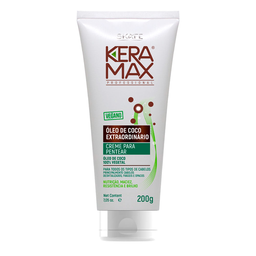 Skafe Keramax Óleo de Coco Extraordinário – Creme de Pentear