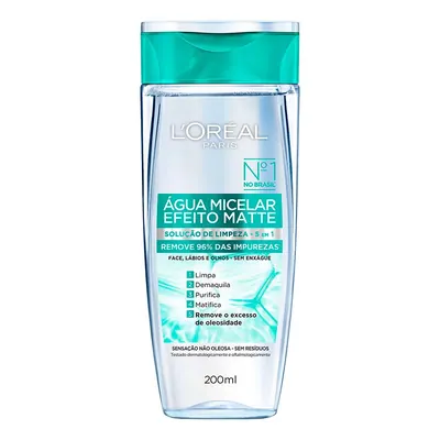 Água Micelar Efeito Matte L'Oréal Paris - Solução de Limpeza Facial