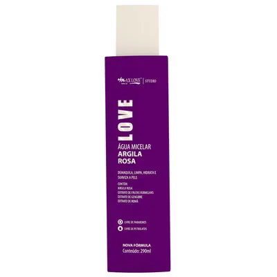 Água Micelar Max Love - Argila Rosa
