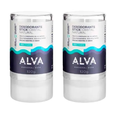 Alva Stick Kristall Sensitive Kit – 2 Desodorantes
