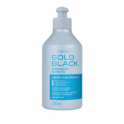 Amend Hidratação Nutritiva Gold Black Creme de Pentear Condicionante
