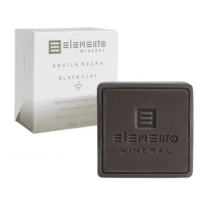 Argila Negra Elemento Mineral - Sabonete Vegetal