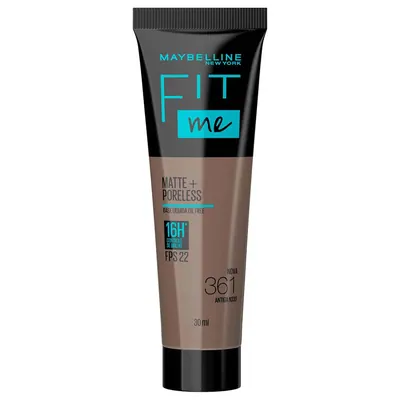 Base Líquida Matte FPS 22 Maybelline NY Fit Me 30ml