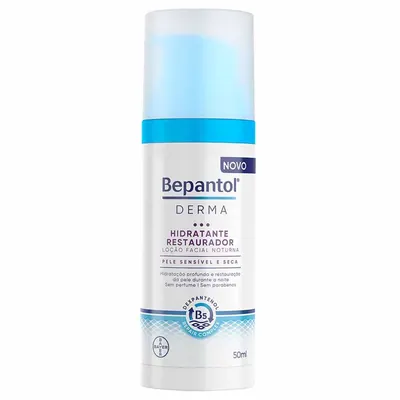 Bepantol Derma Hidratante Restaurador - Loção Facial Noturna