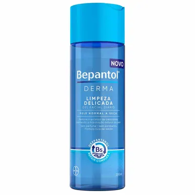 Bepantol Derma Limpeza Delicada Gel Facial Diário - Pele Normal a Seca
