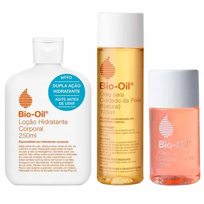 Bio-Oil Kit - Hidratante Corporal + Tratamento Antiestrias + Óleo Corporal