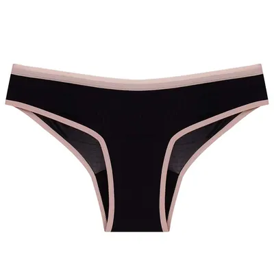 Calcinha Absorvente Pantys Comfy – Preto e Rosa