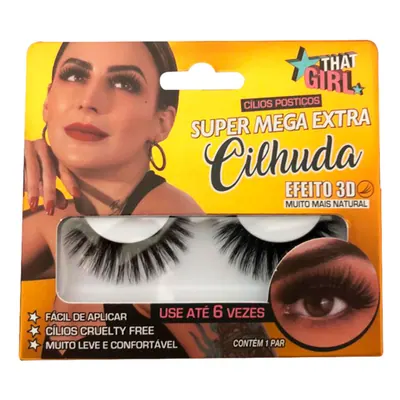 Cílios Postiços 3D That Girl – Super Mega Cilhuda