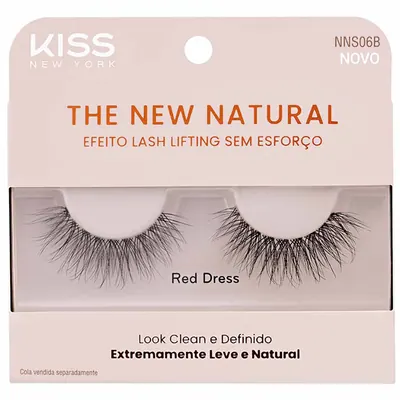 Cílios Postiços Kiss New York The New Natural Red Dress