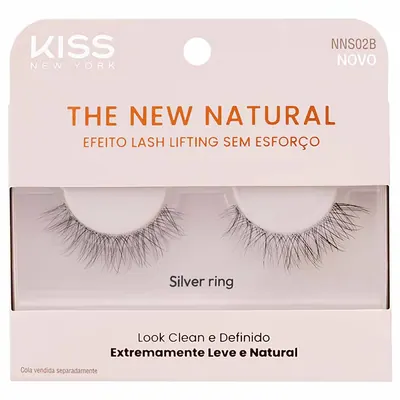 Cílios Postiços Kiss New York The New Natural Silver Ring