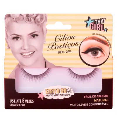 Cílios Postiços Real Girl 3D That Girl