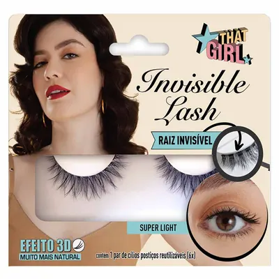 Cílios Postiços That Girl Invisible Lash 3D Super Light